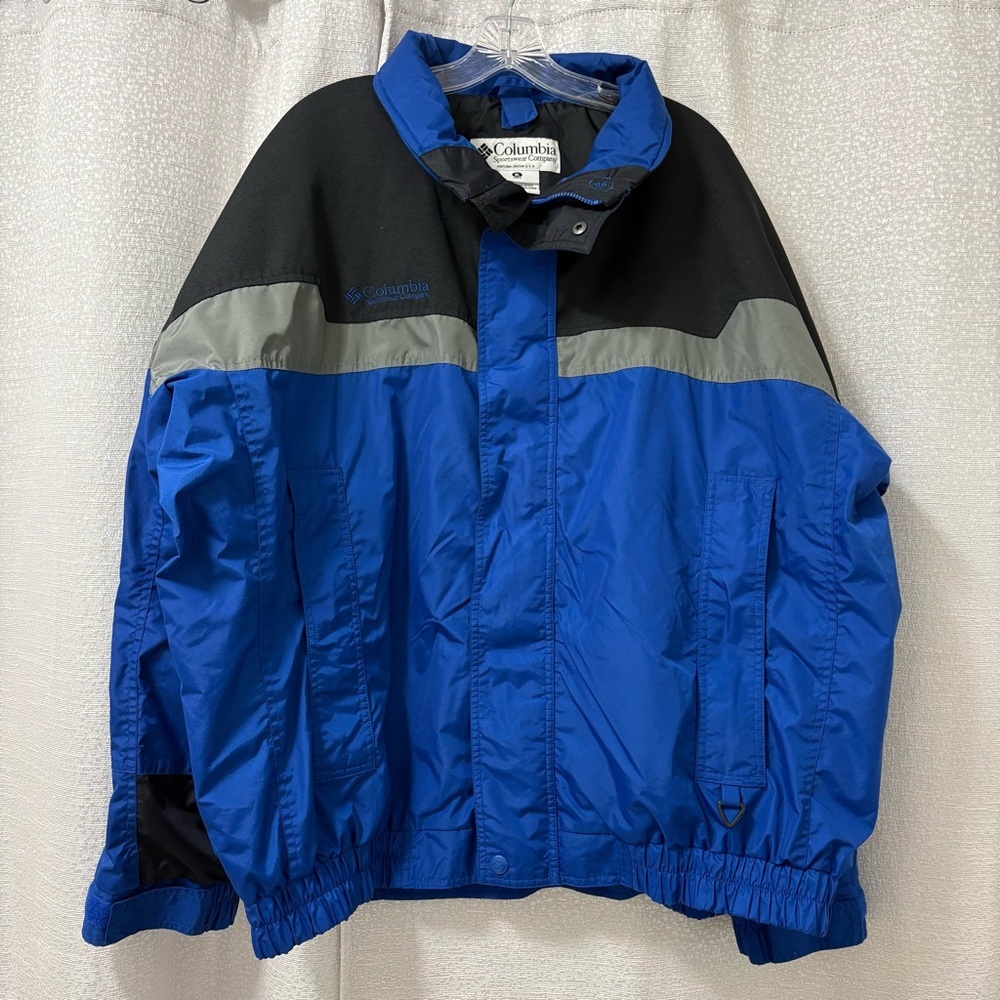 Columbia Bugaboo Jacket Vintage Men’s XL Colorblock Outdoors windbreaker Ski 90s